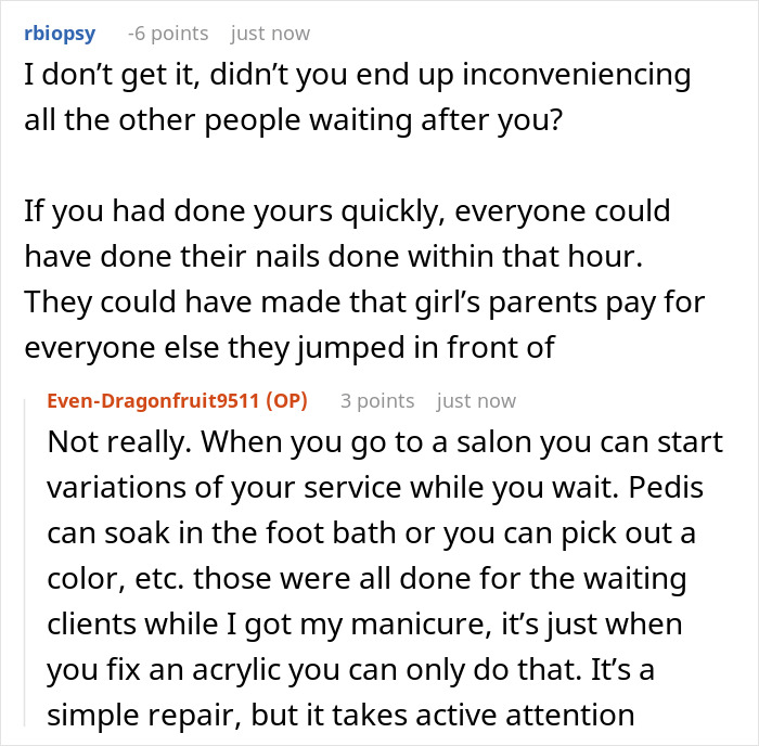Poster Receives Mixed Reactions After Sharing How They Taught Entitled Nail Salon Clients A Lesson Poster Receives Mixed Reactions After Sharing How They Taught Entitled Nail Salon Clients A Lesson