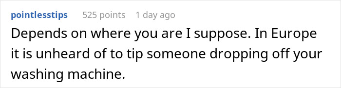 Netizens Discuss Why The Rich Don’t Tip After This Appliance Delivery Courier Shares His Experience