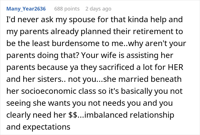 Husband Mad At Wife For Not Giving His Parents Money, Gets Wake-Up Call From The Internet Husband Mad At Wife For Not Giving His Parents Money, Gets Wake-Up Call From The Internet