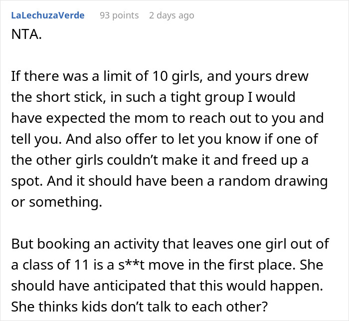 Parent Reveals Why Their Daughter Was Excluded From B-Day Party, 4 Others Forbid Their Kids From Going Parent Reveals Why Their Daughter Was Excluded From B-Day Party, 4 Others Forbid Their Kids From Going