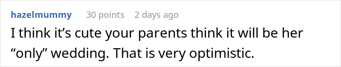 “Sister Wants My Wedding Because It Doesn’t Count As I’m Gay” “Sister Wants My Wedding Because It Doesn’t Count As I’m Gay”