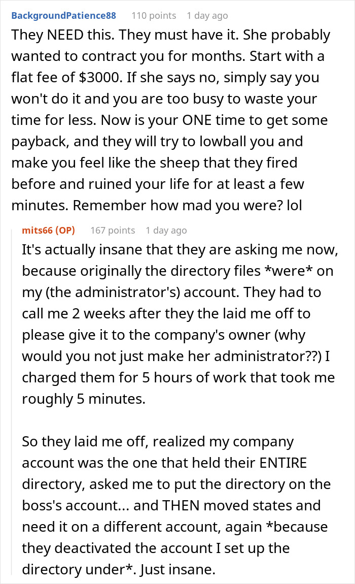 Person Gets Axed 30 Mins Before Clocking Out, A Year Later Is Offered Cash To Get Back Vital Files Person Gets Axed 30 Mins Before Clocking Out, A Year Later Is Offered Cash To Get Back Vital Files