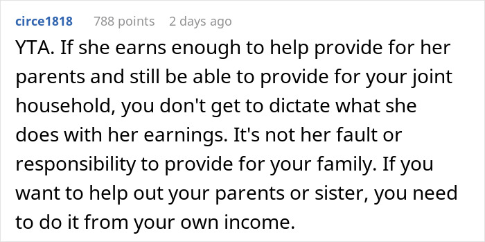 Husband Mad At Wife For Not Giving His Parents Money, Gets Wake-Up Call From The Internet Husband Mad At Wife For Not Giving His Parents Money, Gets Wake-Up Call From The Internet