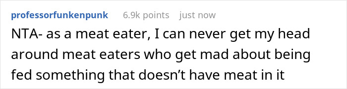 Husband Gets The Silent Treatment After Partner Finds Out The Dinner He Ate Was Vegan Husband Gets The Silent Treatment After Partner Finds Out The Dinner He Ate Was Vegan