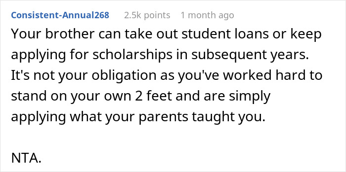 Person Refuses To Help Their ‘Golden’ Child’ Brother As They Had To Make It All On Their Own Person Refuses To Help Their ‘Golden’ Child’ Brother As They Had To Make It All On Their Own