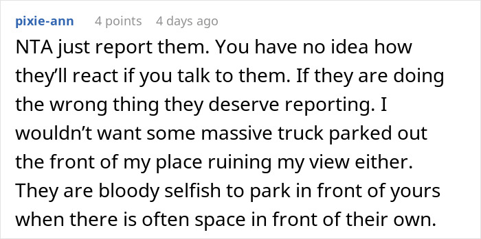 Woman Is Out Of Options After Huge RV Keeps Standing Parked In Front Of Her Home Woman Is Out Of Options After Huge RV Keeps Standing Parked In Front Of Her Home