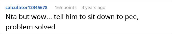 “The Bathroom Floor Was Suddenly Always Wet”: BF Keeps Missing The Toilet, GF Gets Resourceful “The Bathroom Floor Was Suddenly Always Wet”: BF Keeps Missing The Toilet, GF Gets Resourceful