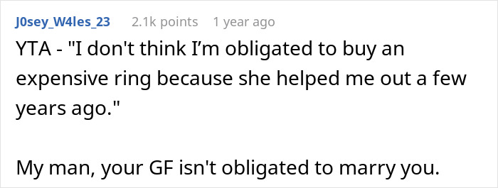 Guy Refuses To Spend $10k On An Engagement Ring, Gets A Reality Check Online Guy Refuses To Spend $10k On An Engagement Ring, Gets A Reality Check Online