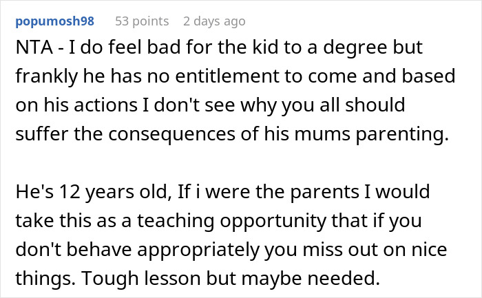 Parents Can't Control Their Son, Are Furious When He's Not Invited On Holiday Parents Can't Control Their Son, Are Furious When He's Not Invited On Holiday