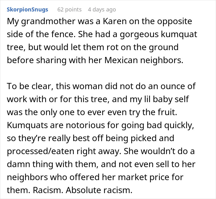 "Neighbor Yelled At Me Because I Harvested My Fruits Before She Could Steal Them"