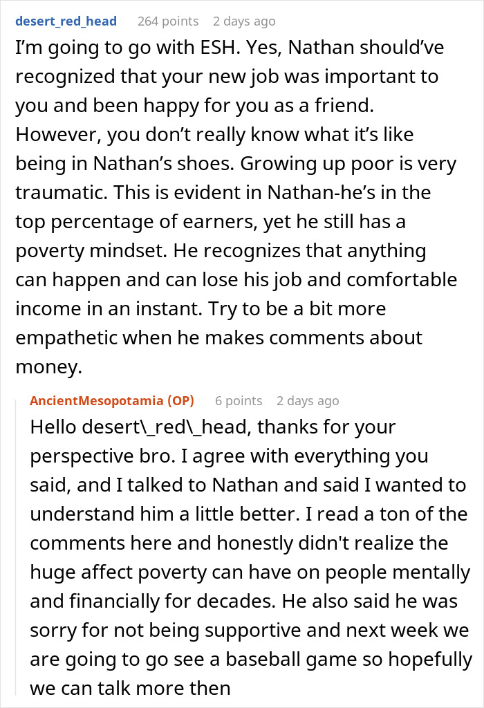 Guy Gets Into A Heated Argument With Formerly Poor Friend About Privilege, Rekindles His Friendship Guy Gets Into A Heated Argument With Formerly Poor Friend About Privilege, Rekindles His Friendship