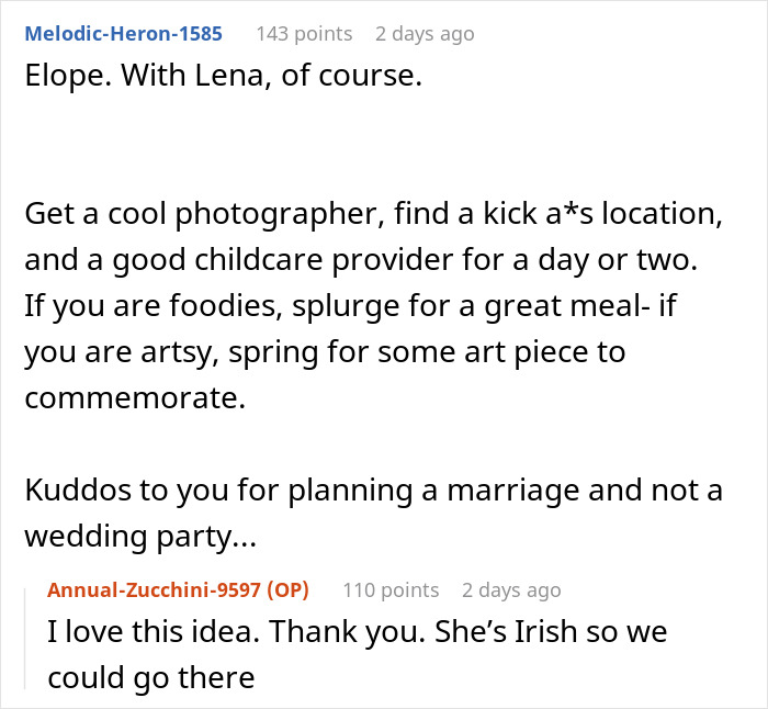 “Sister Wants My Wedding Because It Doesn’t Count As I’m Gay” “Sister Wants My Wedding Because It Doesn’t Count As I’m Gay”