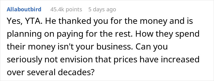 Dad Wants Son To Throw A Wedding For Under $10k Like He Did In The ‘80s, Gets Brought Back To 2023
