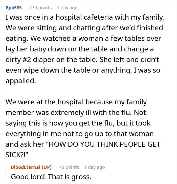 Restaurant Table Becomes Nappy Changing Station, Making Nearby Diners Nauseous