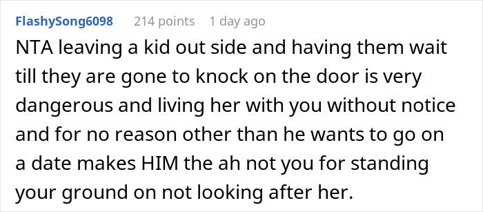 Guy Discovers His Niece On His Doorstep After Clearly Refusing To Babysit Her 