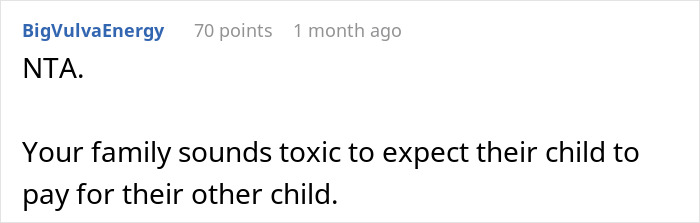 Person Refuses To Help Their ‘Golden’ Child’ Brother As They Had To Make It All On Their Own Person Refuses To Help Their ‘Golden’ Child’ Brother As They Had To Make It All On Their Own
