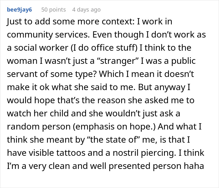 “Call CPS”: Mom Insults Stranger After She Refuses To Watch Her Kid While She Shops