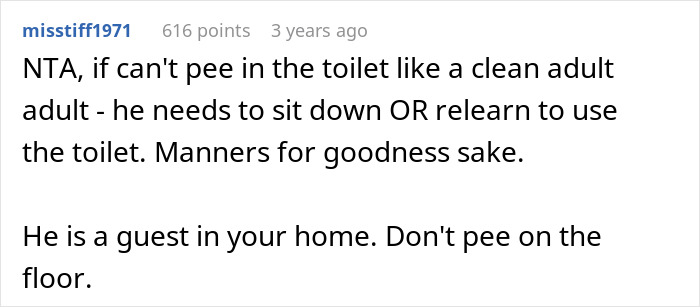 “The Bathroom Floor Was Suddenly Always Wet”: BF Keeps Missing The Toilet, GF Gets Resourceful “The Bathroom Floor Was Suddenly Always Wet”: BF Keeps Missing The Toilet, GF Gets Resourceful