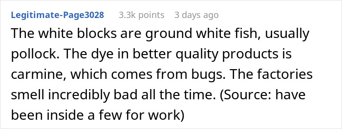 After Video From Crab Stick Factory Goes Viral, People Refuse To Eat Them Ever Again