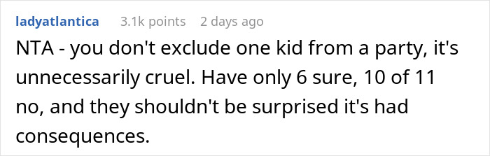 Parent Reveals Why Their Daughter Was Excluded From B-Day Party, 4 Others Forbid Their Kids From Going Parent Reveals Why Their Daughter Was Excluded From B-Day Party, 4 Others Forbid Their Kids From Going