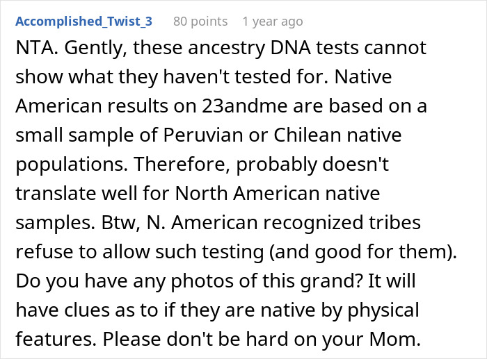 “It’s Frankly Embarrassing”: Woman Confronts Mom About Their Ancestry After Taking A DNA Test “It’s Frankly Embarrassing”: Woman Confronts Mom About Their Ancestry After Taking A DNA Test