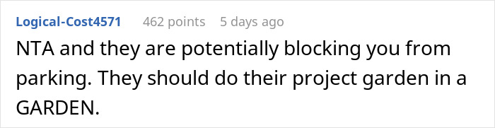 Neighbor Ruins Kid’s Botany Project Over And Over As Parents Keep Putting It In Her Parking Spot