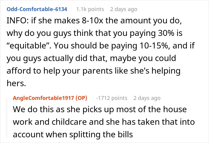 Husband Mad At Wife For Not Giving His Parents Money, Gets Wake-Up Call From The Internet Husband Mad At Wife For Not Giving His Parents Money, Gets Wake-Up Call From The Internet
