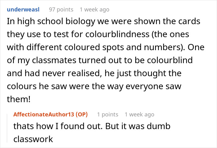 'Karen' Makes Fun Of Employee For Being Colorblind, He Makes Sure She Regrets It 'Karen' Makes Fun Of Employee For Being Colorblind, He Makes Sure She Regrets It