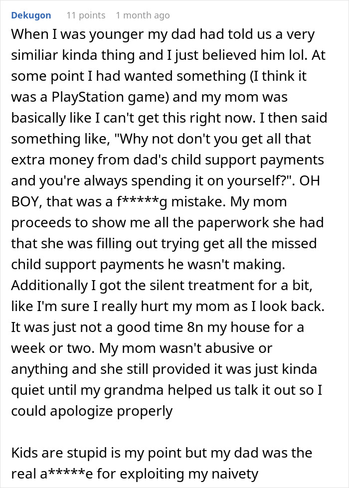 Mom Is Tired Of Ex Pretending To Be ‘Fun Parent’ While She Takes Care Of Everything, Exposes Him
