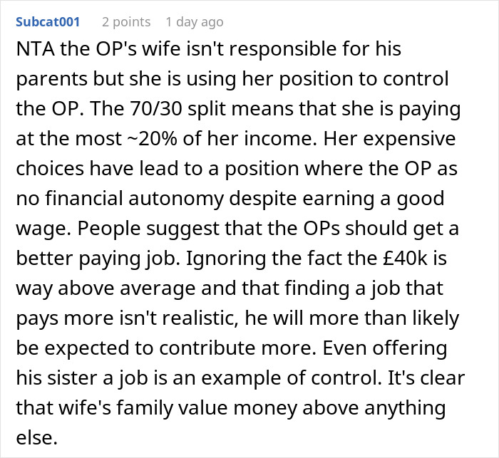 Husband Mad At Wife For Not Giving His Parents Money, Gets Wake-Up Call From The Internet Husband Mad At Wife For Not Giving His Parents Money, Gets Wake-Up Call From The Internet