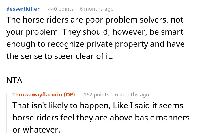 Entitled Horse Rider Made To Literally Scoop Horse Dung Into Her Backpack After Being Caught By Landowner Entitled Horse Rider Made To Literally Scoop Horse Dung Into Her Backpack After Being Caught By Landowner