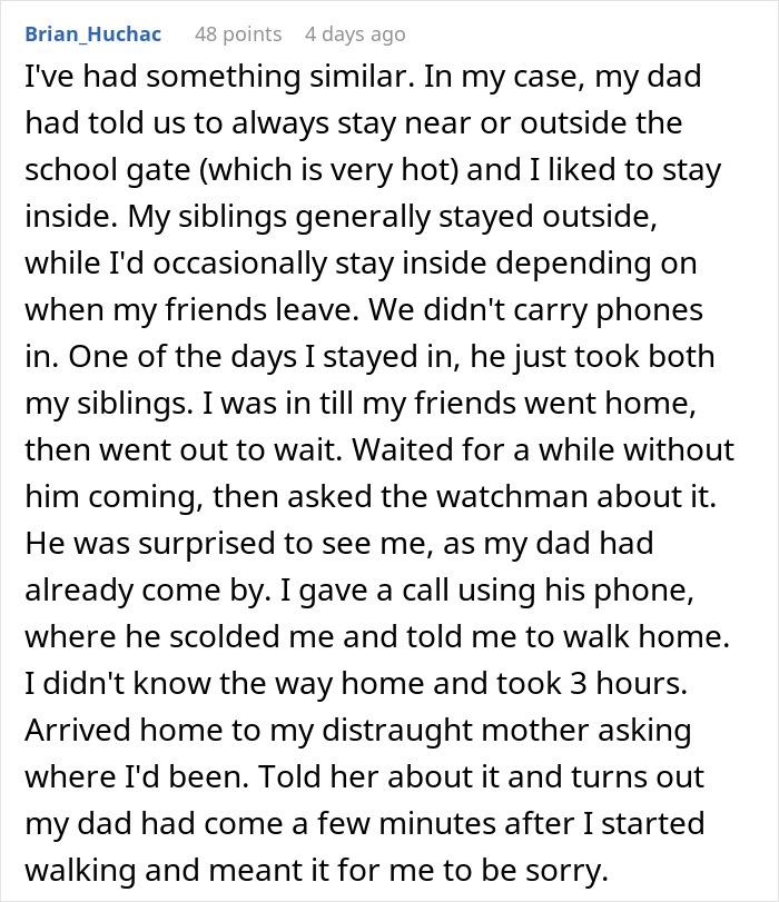 11 Y.O. Walks Home In A Hurricane After Dad Tells Him Off For Calling Sitter To Pick Him Up 11 Y.O. Walks Home In A Hurricane After Dad Tells Him Off For Calling Sitter To Pick Him Up