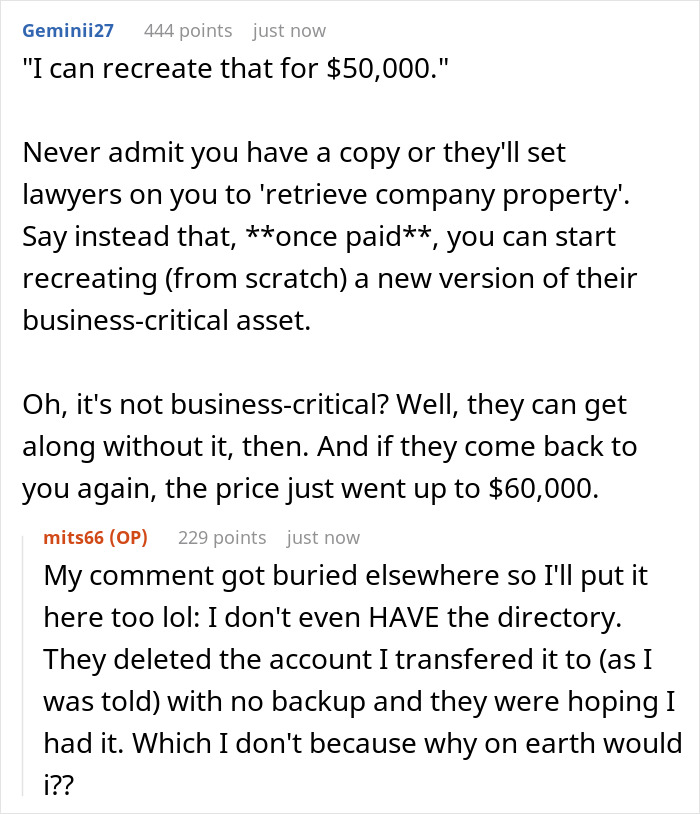 Person Gets Axed 30 Mins Before Clocking Out, A Year Later Is Offered Cash To Get Back Vital Files Person Gets Axed 30 Mins Before Clocking Out, A Year Later Is Offered Cash To Get Back Vital Files