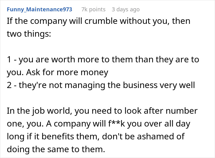 The Internet Tells Worker To Run For The Hills After She Shares What Her Boss Told Her The Internet Tells Worker To Run For The Hills After She Shares What Her Boss Told Her