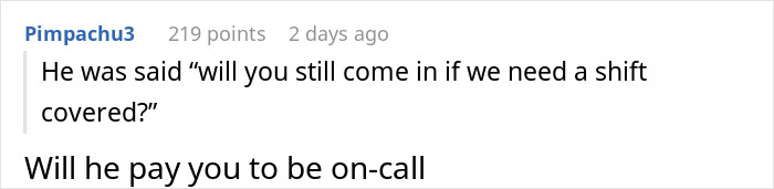 'Bosszilla' Livid His Part-Time Employee Got A Second Job And Isn't As Available Now 'Bosszilla' Livid His Part-Time Employee Got A Second Job And Isn't As Available Now