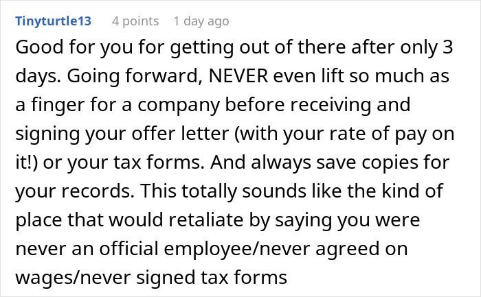 Guy Starts A New Job, So Much Wrong Goes On In The First 3 Days, He Quits Before It Gets Worse Guy Starts A New Job, So Much Wrong Goes On In The First 3 Days, He Quits Before It Gets Worse