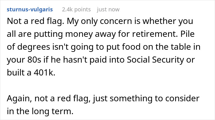 40 Y.O. Has Multiple Degrees After Being In University For 20 Years, His Wife Asks If It’s A Red Flag 40 Y.O. Has Multiple Degrees After Being In University For 20 Years, His Wife Asks If It’s A Red Flag