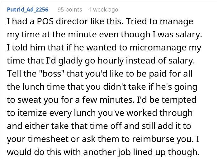 Employee Has Lunch Break At 12:40, It Renders The Boss Livid, Who Texts Them To Return Employee Has Lunch Break At 12:40, It Renders The Boss Livid, Who Texts Them To Return
