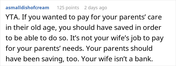 Husband Mad At Wife For Not Giving His Parents Money, Gets Wake-Up Call From The Internet Husband Mad At Wife For Not Giving His Parents Money, Gets Wake-Up Call From The Internet