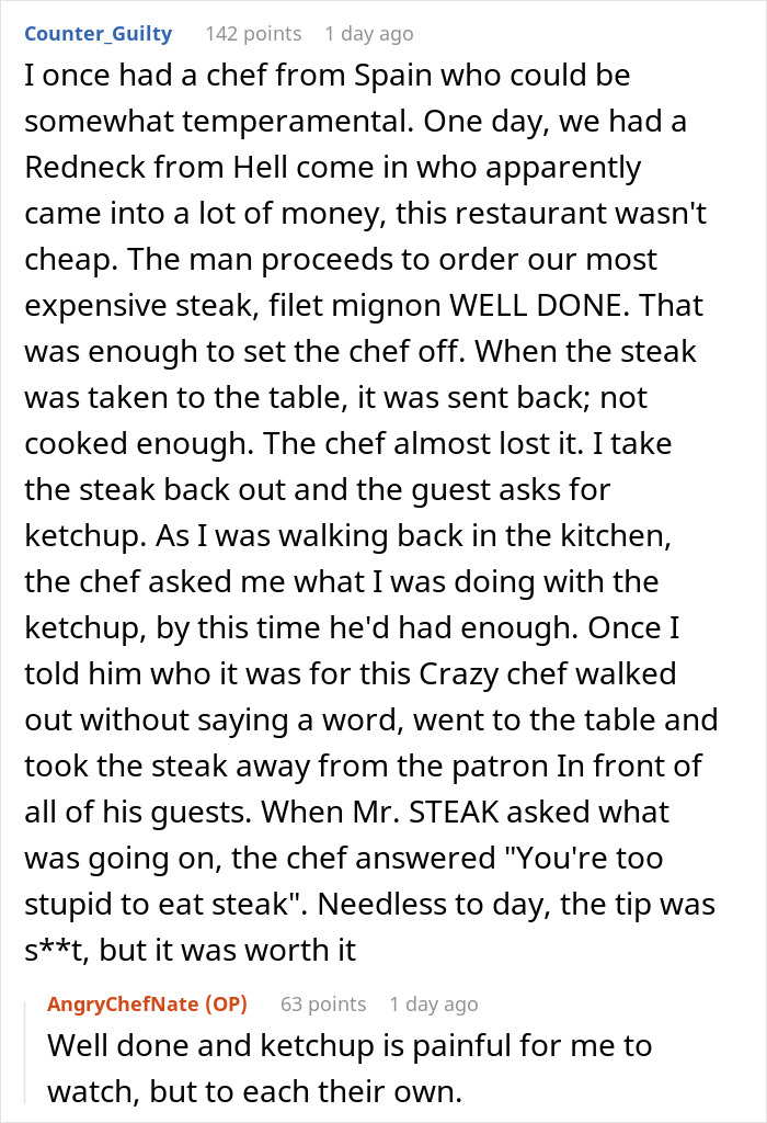 People Are Loving This Chef For Treating Customers’ Ridiculous Requests With Perfect Pettiness