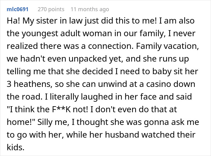 Woman Looks Aunt “Dead In The Eye” And Chugs Beer After Being Told She Needed To Watch The Kids Woman Looks Aunt “Dead In The Eye” And Chugs Beer After Being Told She Needed To Watch The Kids