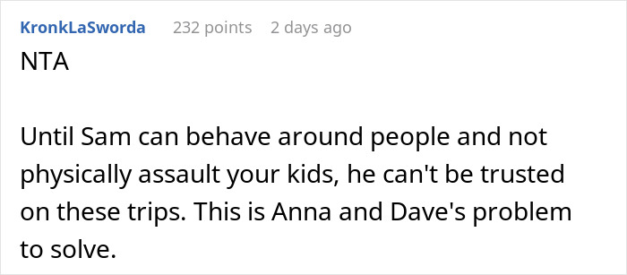 Parents Can't Control Their Son, Are Furious When He's Not Invited On Holiday Parents Can't Control Their Son, Are Furious When He's Not Invited On Holiday