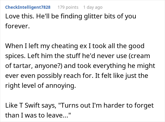 Woman Learns That Her Partner Is Not Loyal, Shares How She Covered His House In Glitter Woman Learns That Her Partner Is Not Loyal, Shares How She Covered His House In Glitter