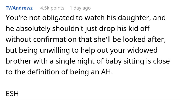 Guy Discovers His Niece On His Doorstep After Clearly Refusing To Babysit Her 