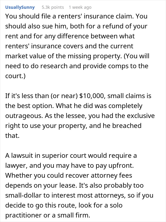 Tenant Thinks Their Stuff Was Stolen While On Vacation, Learns Their Home Was Airbnb'd By Landlord Tenant Thinks Their Stuff Was Stolen While On Vacation, Learns Their Home Was Airbnb'd By Landlord
