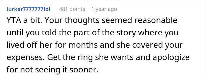 Guy Refuses To Spend $10k On An Engagement Ring, Gets A Reality Check Online Guy Refuses To Spend $10k On An Engagement Ring, Gets A Reality Check Online