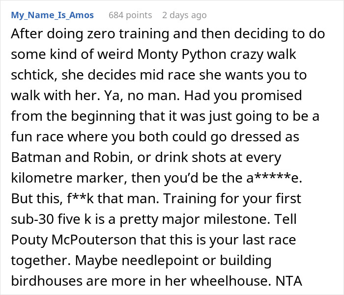 Girlfriend Is Furious Her Boyfriend Ditched Her During A 5K Run To “Have A Better Time” Girlfriend Is Furious Her Boyfriend Ditched Her During A 5K Run To “Have A Better Time”