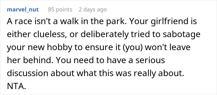 Girlfriend Is Furious Her Boyfriend Ditched Her During A 5K Run To “Have A Better Time” Girlfriend Is Furious Her Boyfriend Ditched Her During A 5K Run To “Have A Better Time”