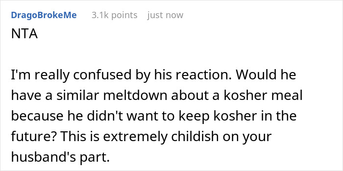 Husband Gets The Silent Treatment After Partner Finds Out The Dinner He Ate Was Vegan Husband Gets The Silent Treatment After Partner Finds Out The Dinner He Ate Was Vegan