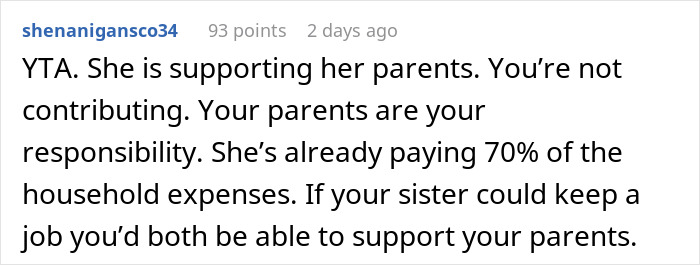 Husband Mad At Wife For Not Giving His Parents Money, Gets Wake-Up Call From The Internet Husband Mad At Wife For Not Giving His Parents Money, Gets Wake-Up Call From The Internet